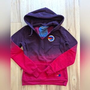Aviator Nation Gradient Hoodie with Logo Patch - Size S